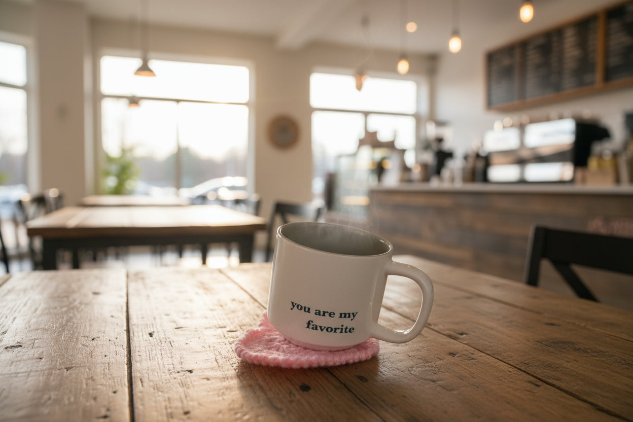 Valentine’s Heart Mug Rugs – Set of 3 💕
