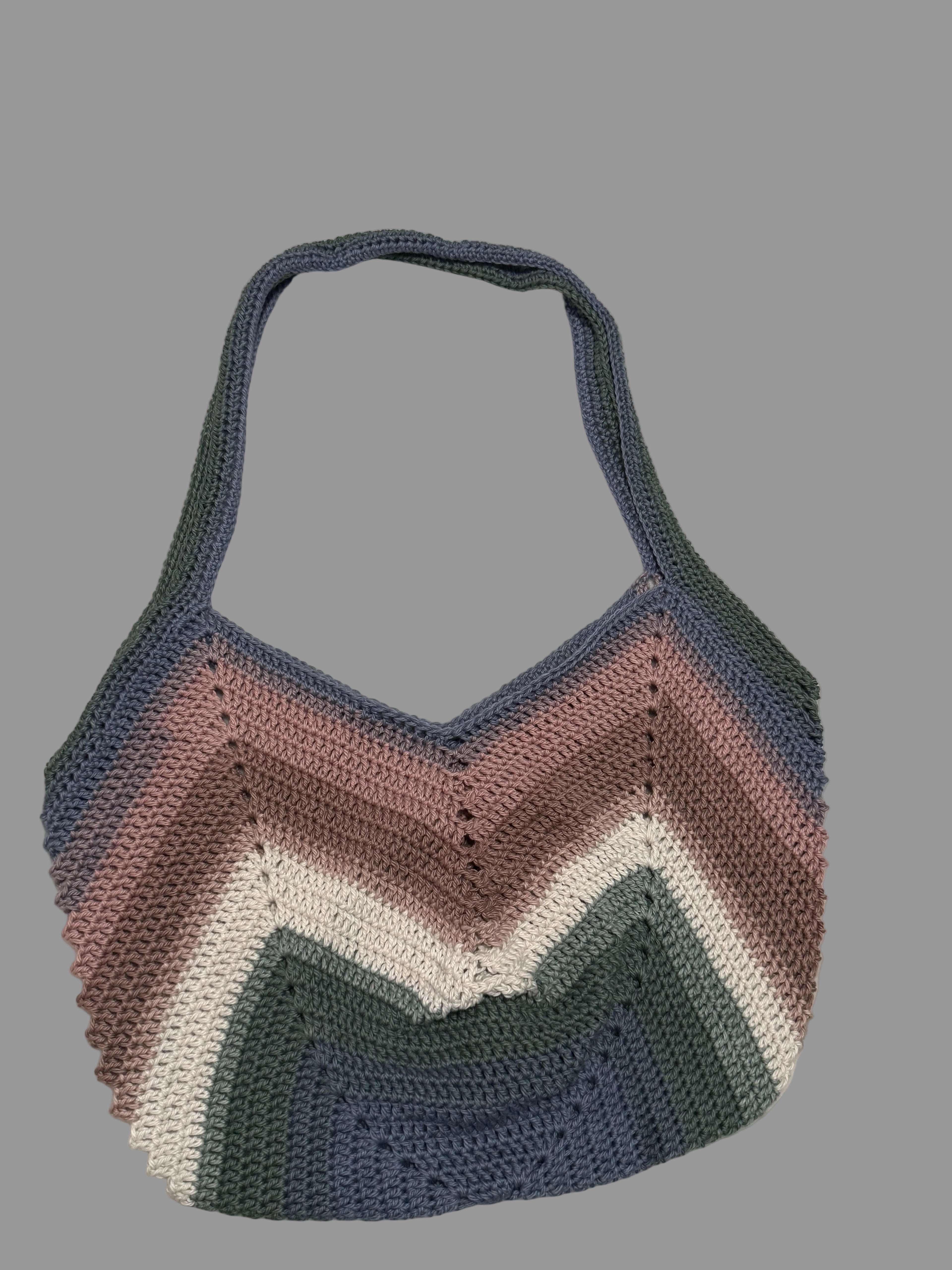 Moonlit Waves Crochet Bag